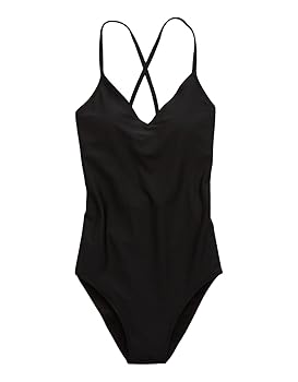 【Chaisystyle】back open swimsuit black Quattro G Rhinestone One-Piece Swimsuit | GUESS Canada
